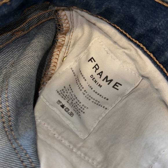 Frame Denim Le Garçon Slim Straight Boyfriend Jeans - Picture 11 of 11